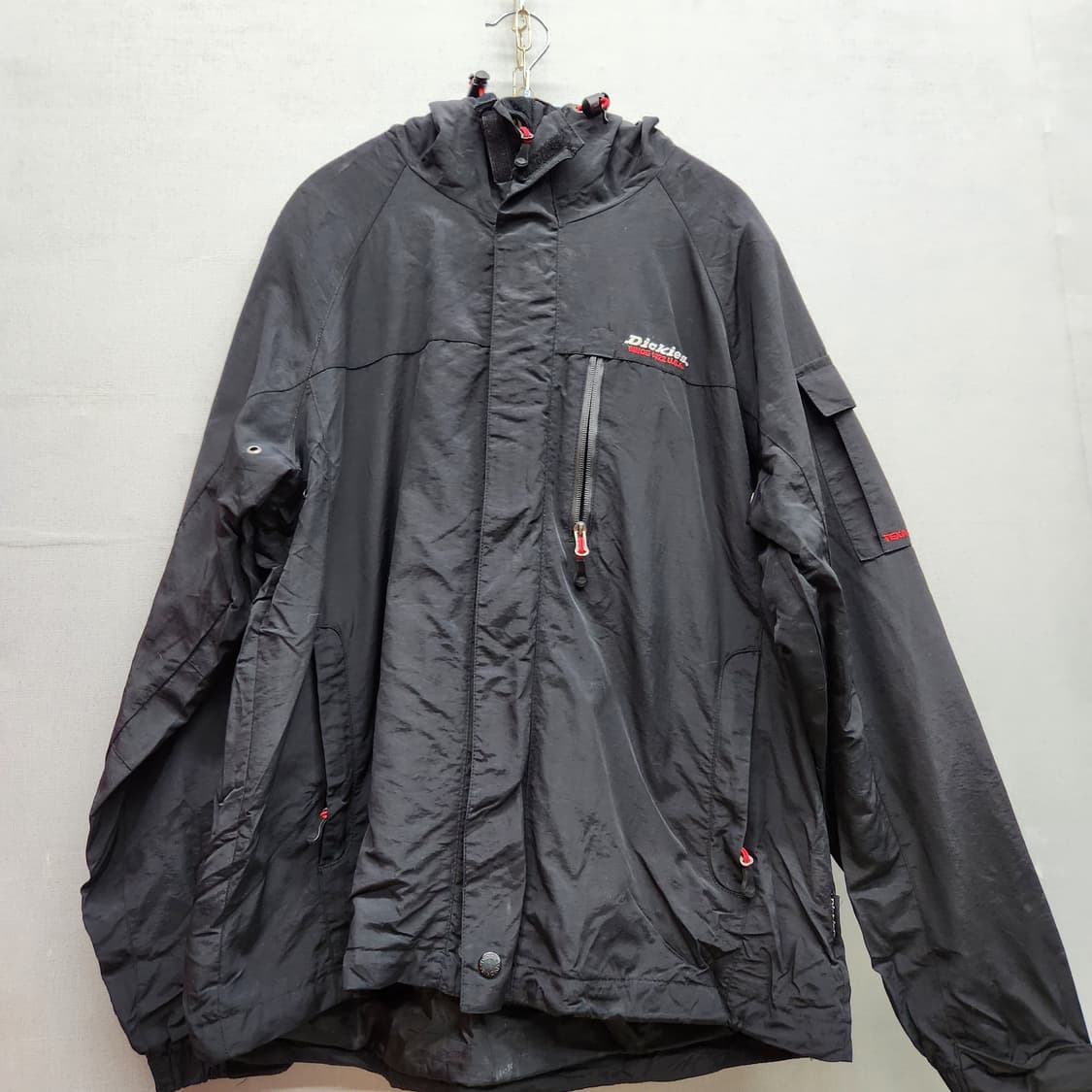 디키즈 로고 사이드포켓 후드 바람막이 M(L) 상품이미지1