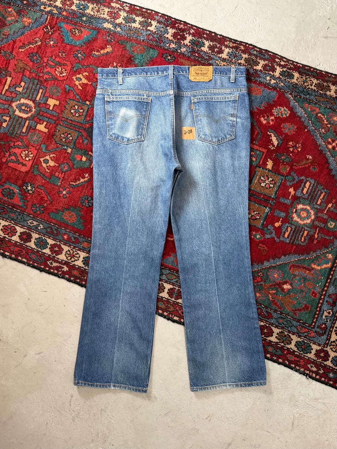 90’s USA 빈티지 리바이스 517 오렌지탭 부츠컷 리바이스 청바지 상품이미지4