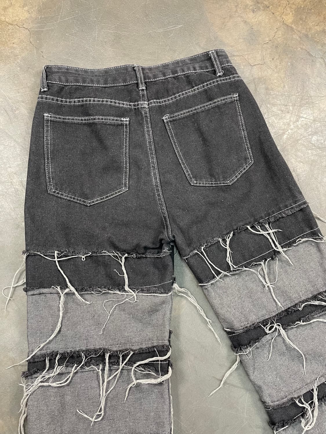 빈티지 그런지 데님 팬츠 상품이미지4