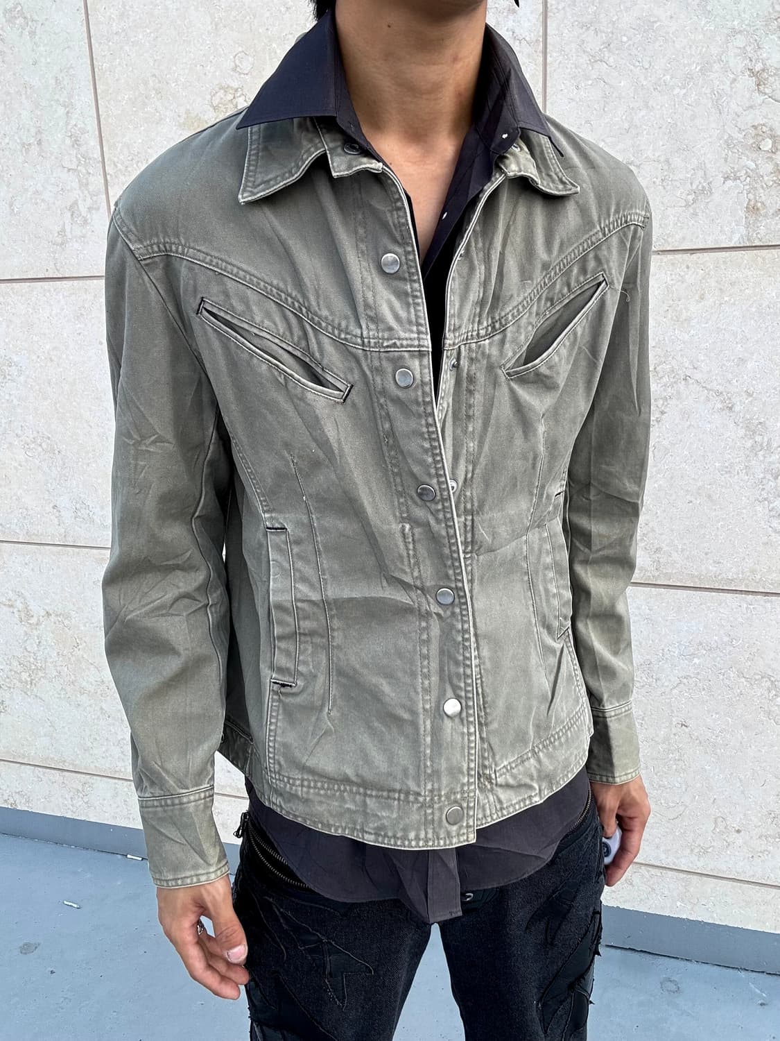 “Villand” Double Side Pocket Detail Khak 상품이미지2