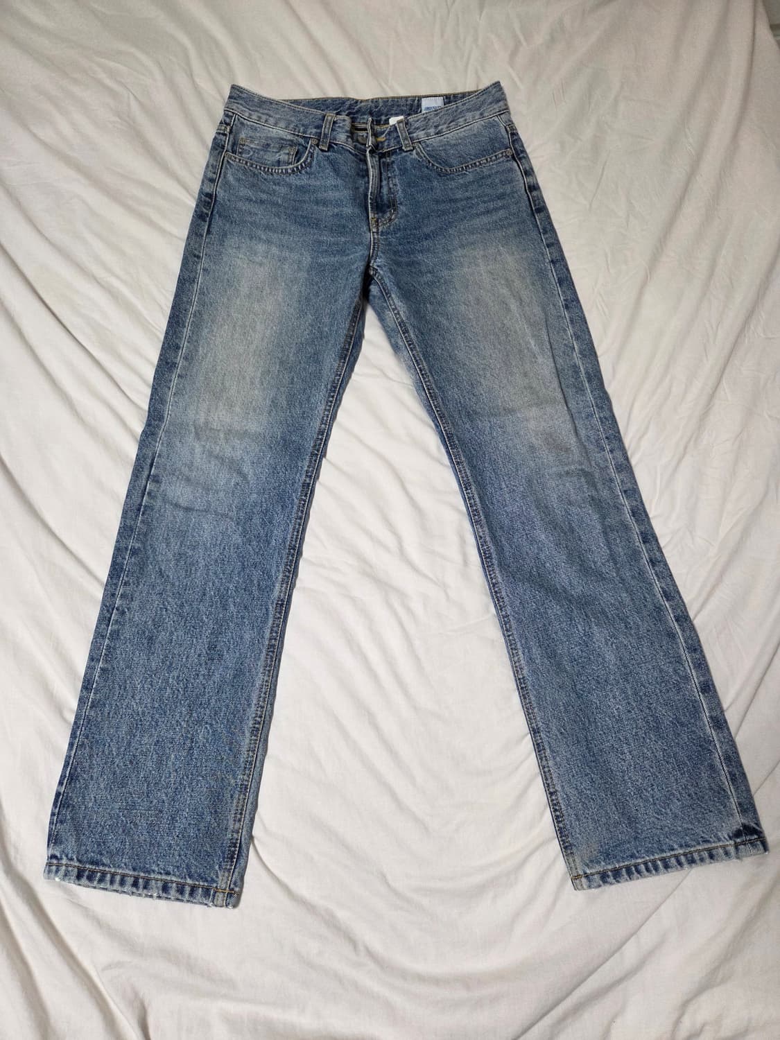 유니폼브릿지 레귤러핏 중청 데님 30 상품이미지1