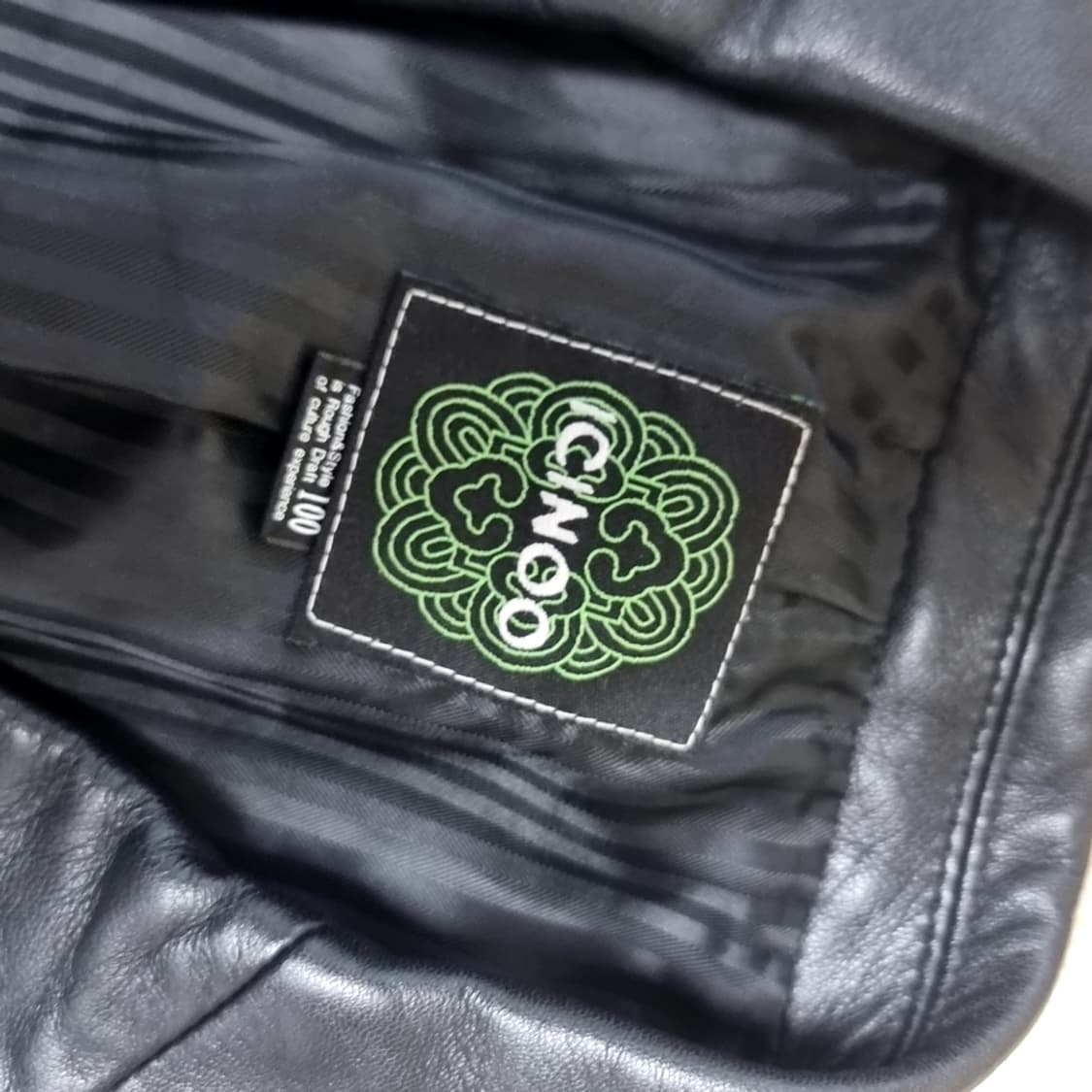 이신우옴므 블랙 가죽 자켓(100) 상품이미지4