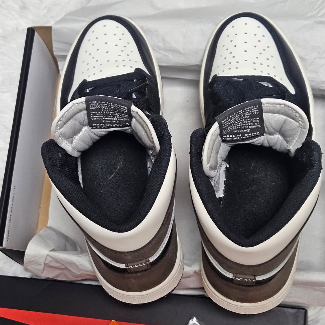 [255] 나이키 에어 조던 1 하이 OG 다크 모카 상품이미지5