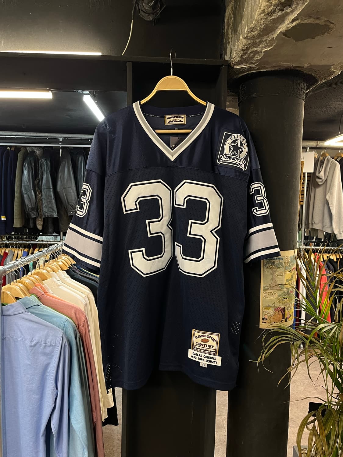 NFL 달라스 카우보이 토니 도르셋 반팔 져지 네이비 XL #csz745 상품이미지1