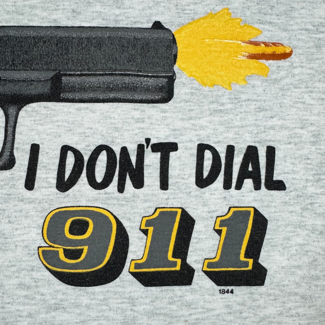 빈티지 90s I DONT DIAL 911 유머 티셔츠 상품이미지6