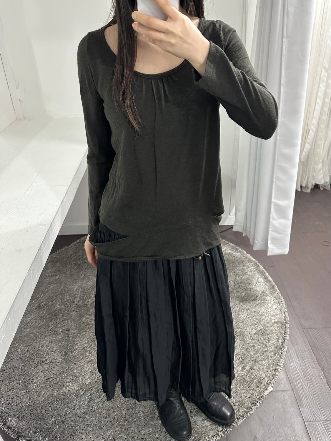 cut-out design top 상품이미지3