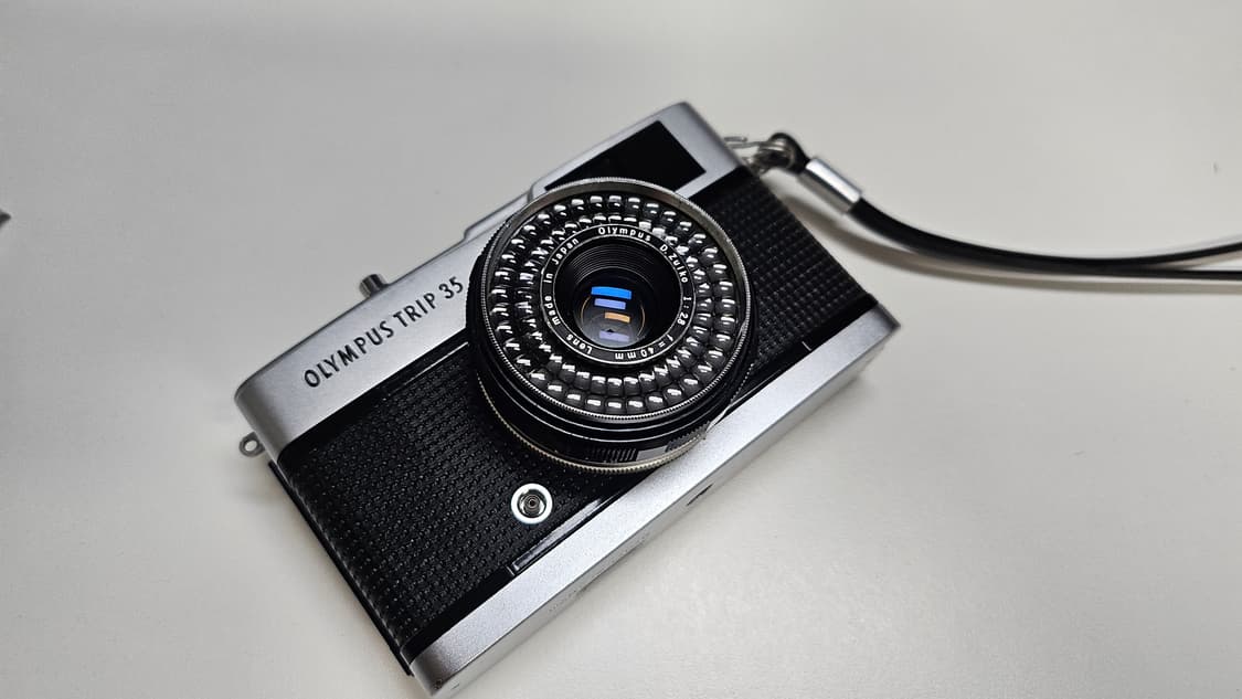 작례O 기계식 대표 아이콘 올림푸스 트립35 필름카메라 빈티지 필카 상품이미지7