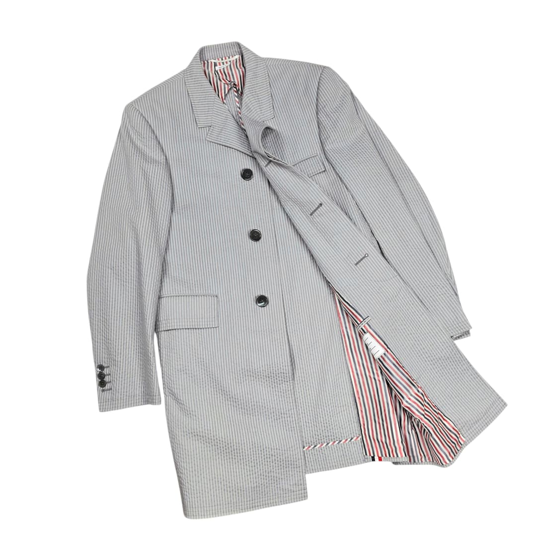 톰브라운 시어서커 오버코트 상품이미지5