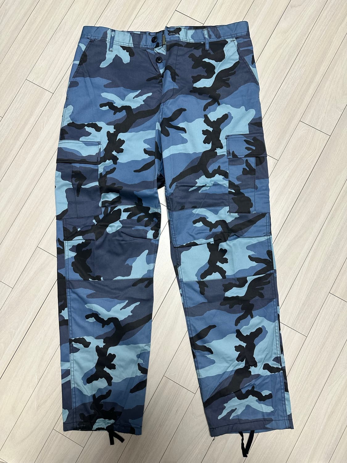 로스코 카모 팬츠 스카이블루  L사이즈 상품이미지1