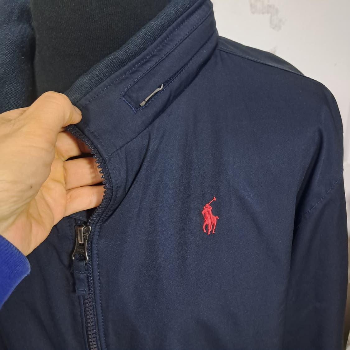 폴로 랄프로렌 네이비 점퍼 자켓  남성 S, 여성55~66 상품이미지9