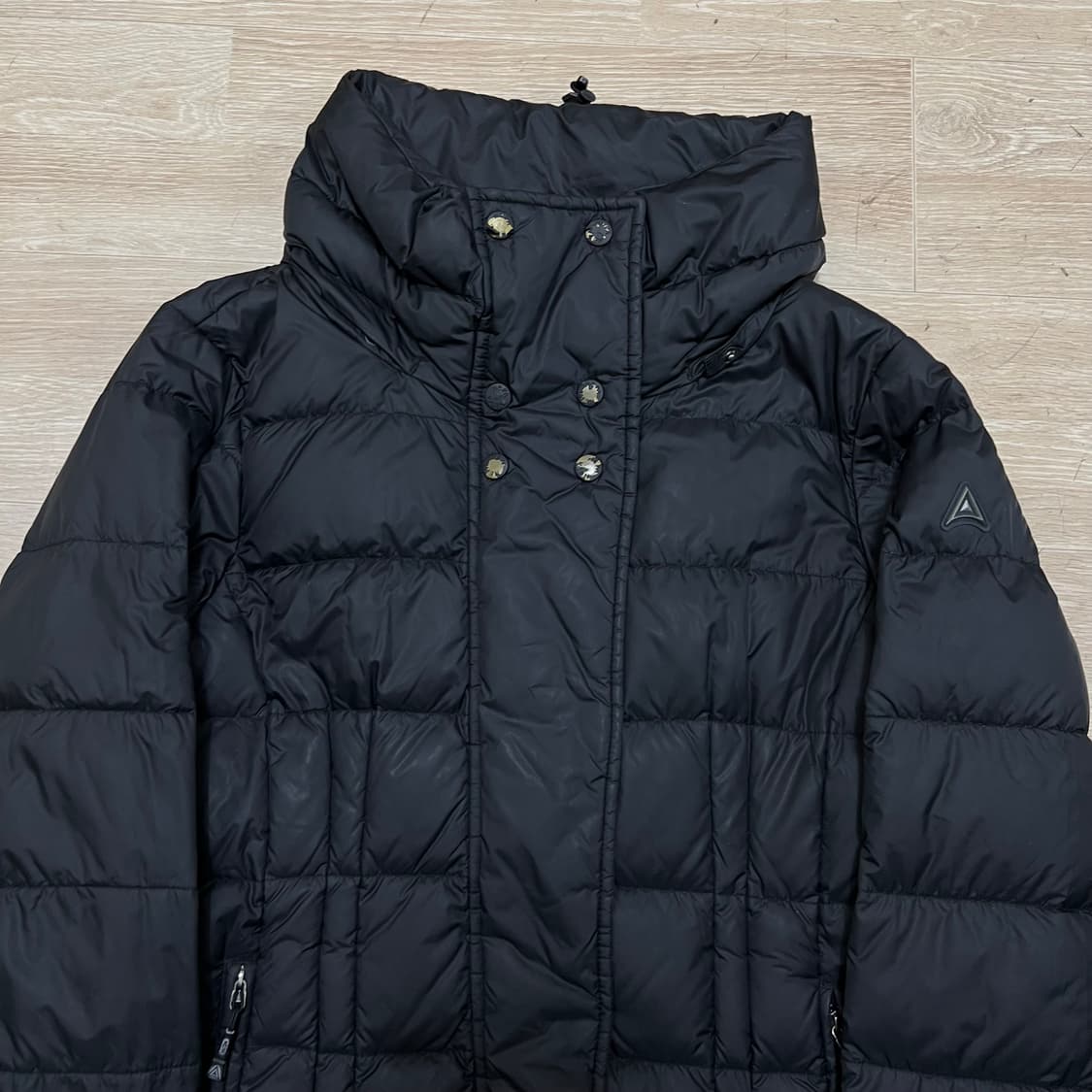 네파 여성 구스다운 스탠드넥 롱패딩 점퍼 [블랙] L/100 상품이미지2