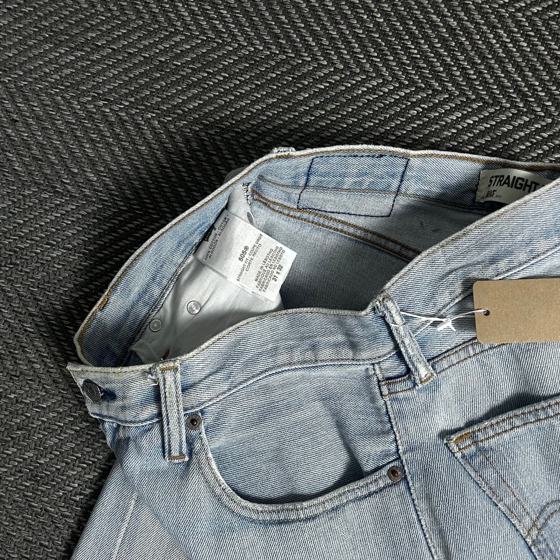 리바이스 505 스트레이트 핏 데님 팬츠o 4916 상품이미지6