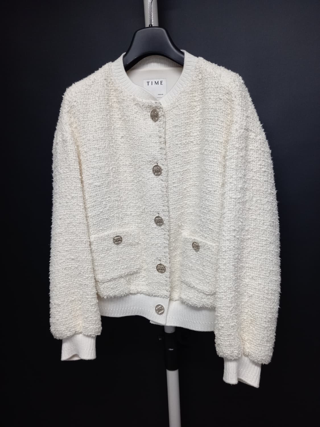 타임 TIME 춘추 트위드자켓 44-66 상품이미지3