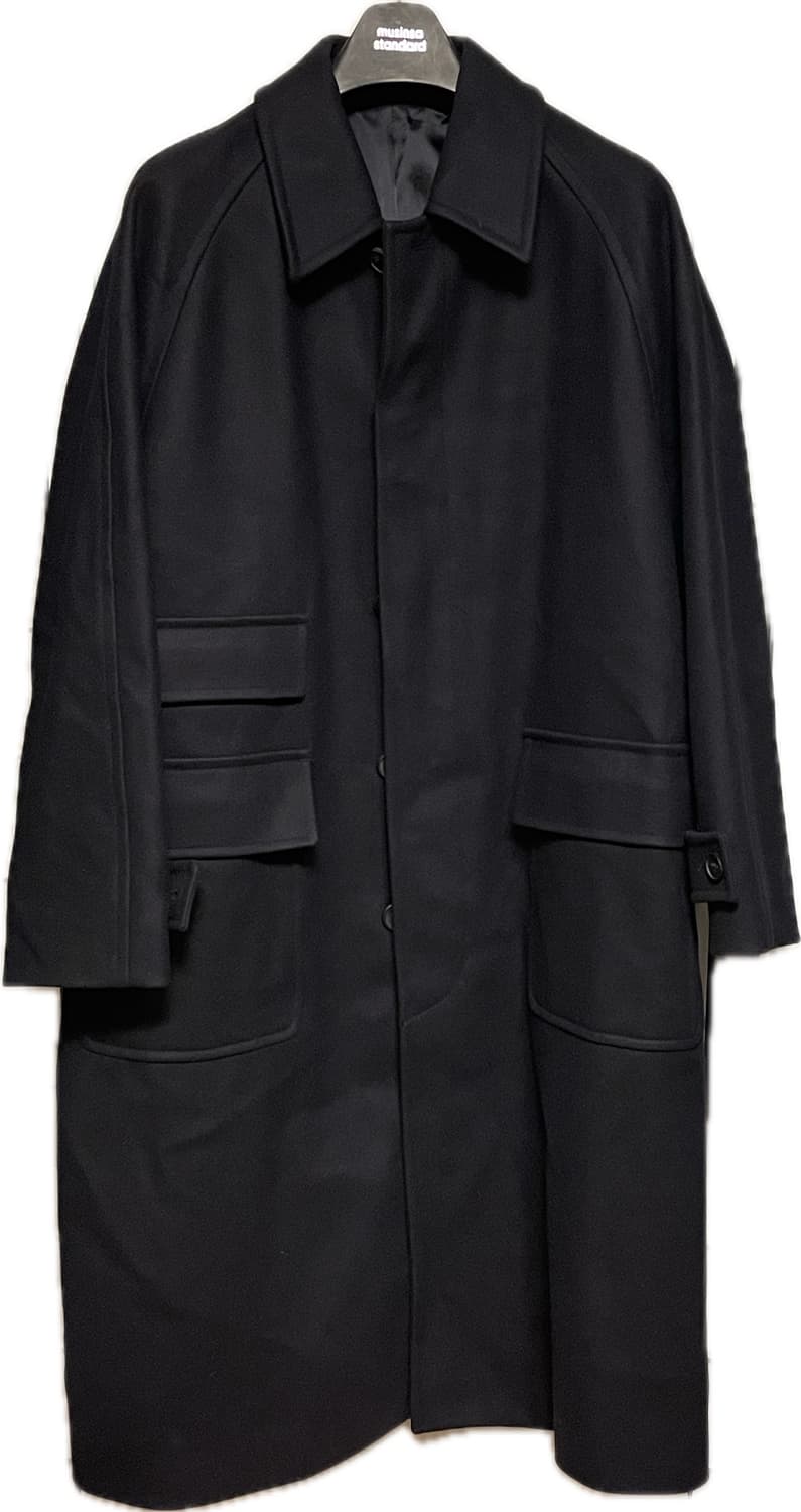 무탠다드 네이비 MTR 오버사이즈 발마칸 코트 상품이미지2