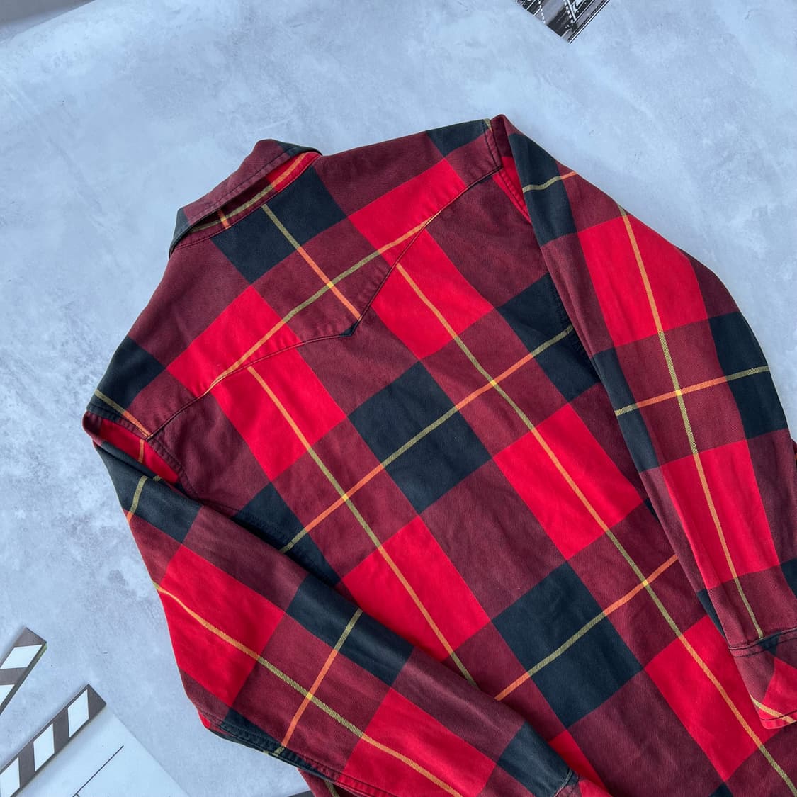 리바이스(Levi's) 타탄 체크 셔츠 집업 자켓 상품이미지9