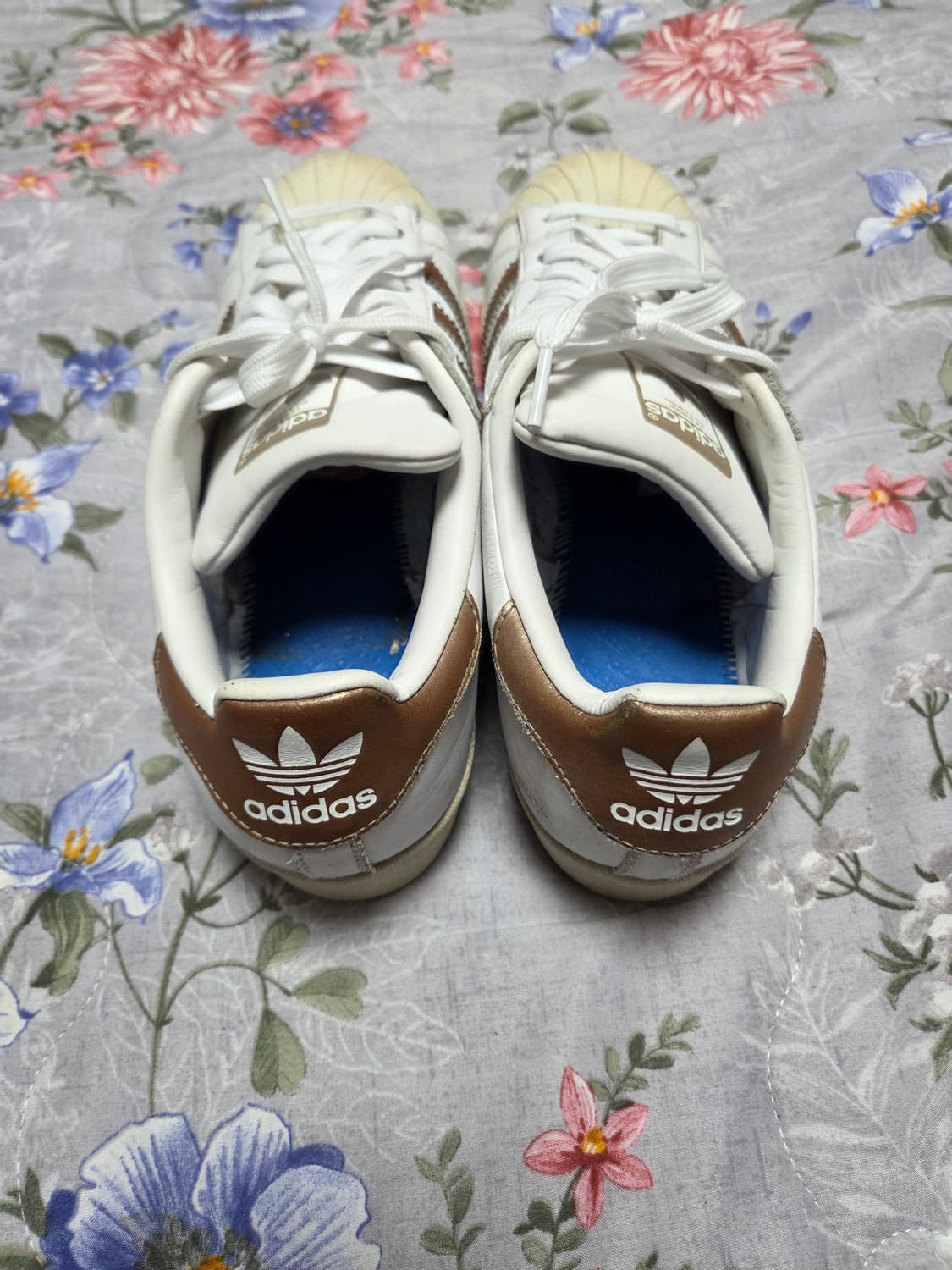 아디다스 슈퍼스타 올가죽 스니키즈 265mm 상품이미지5