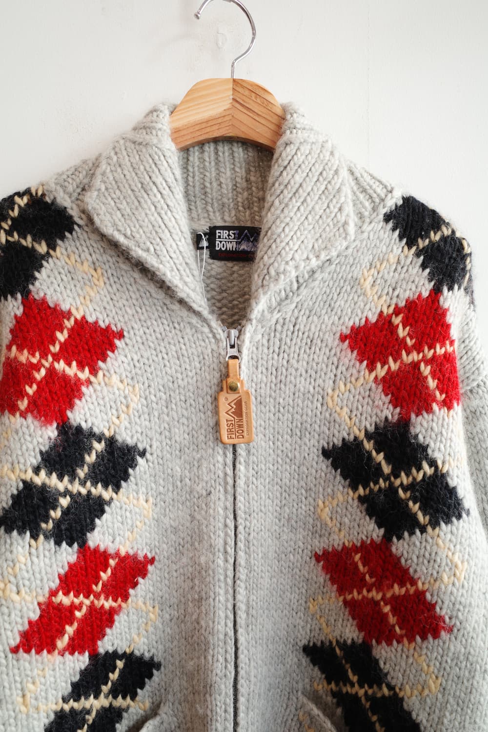 FIRST DOWN 퍼스트다운 아가일패턴 코위찬 상품이미지2