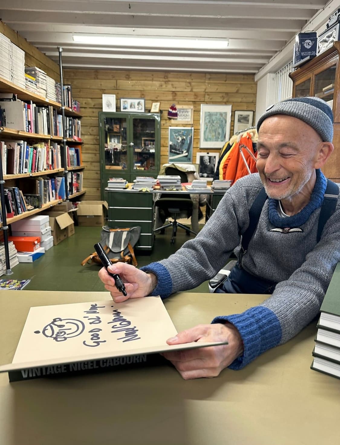 (나이젤 카본 착용)나이젤 카본 조지로우 롤 넥 니트 스웨터 46 정품 상품이미지7