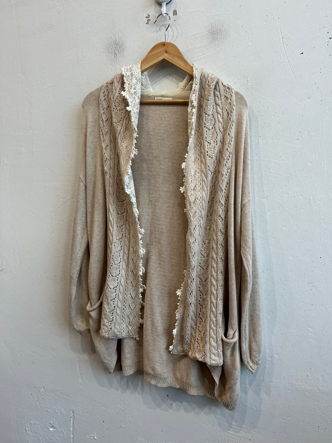 어스뮤직 JPN 모리 논버튼 가디건  상품이미지1