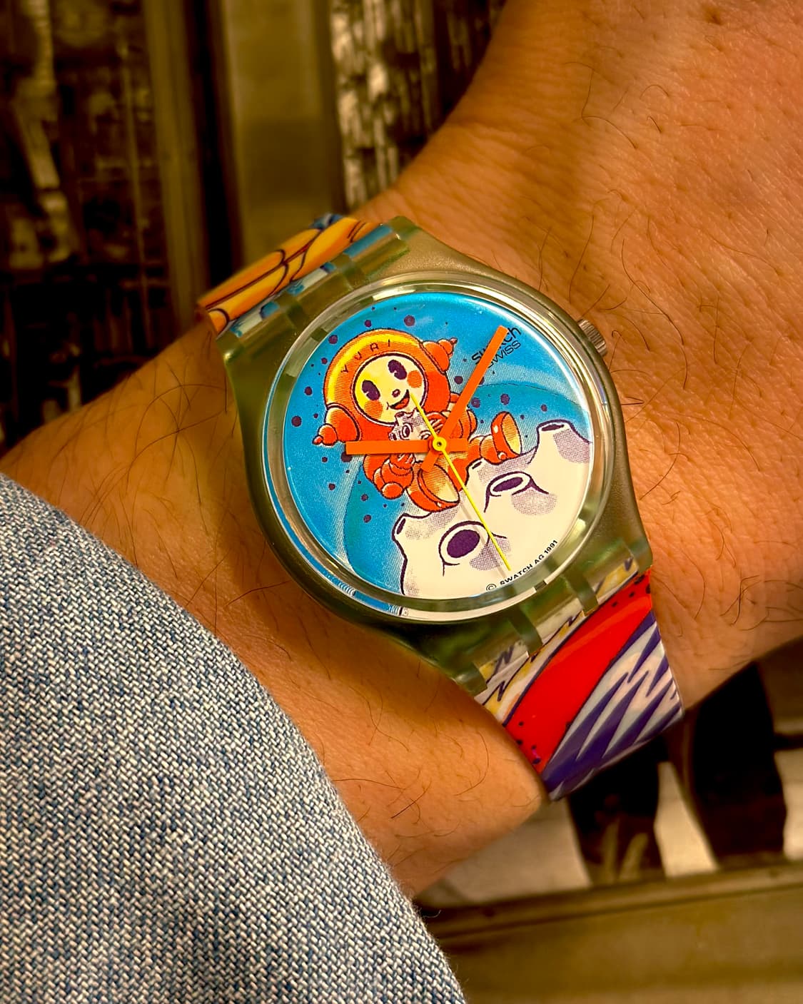 91년판) 빈티지 스와치 젠트 유리 가가린 YURI 상품이미지1
