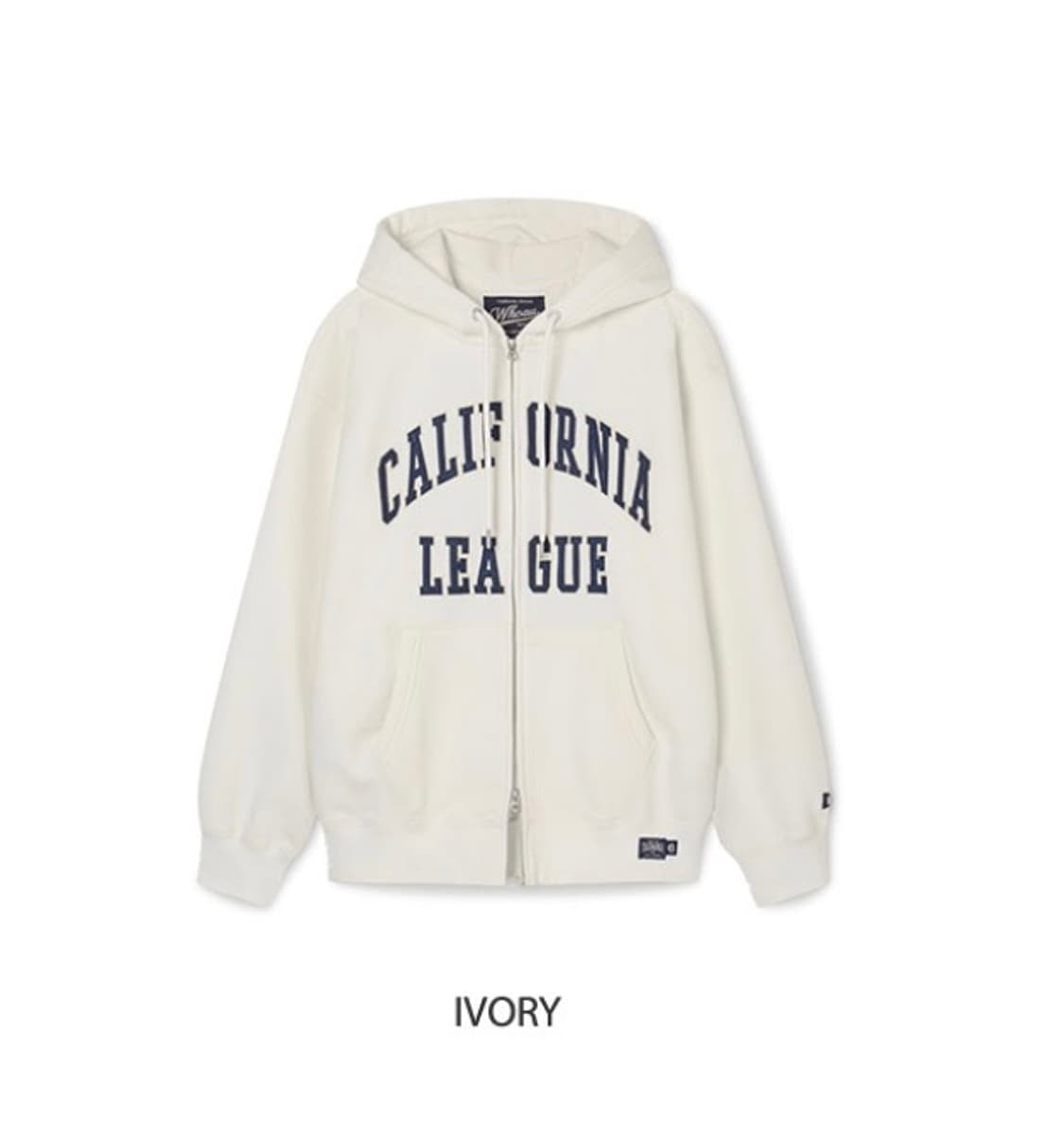 후아유 Signature Patch Hood Zip-up (아이보리) 상품이미지1