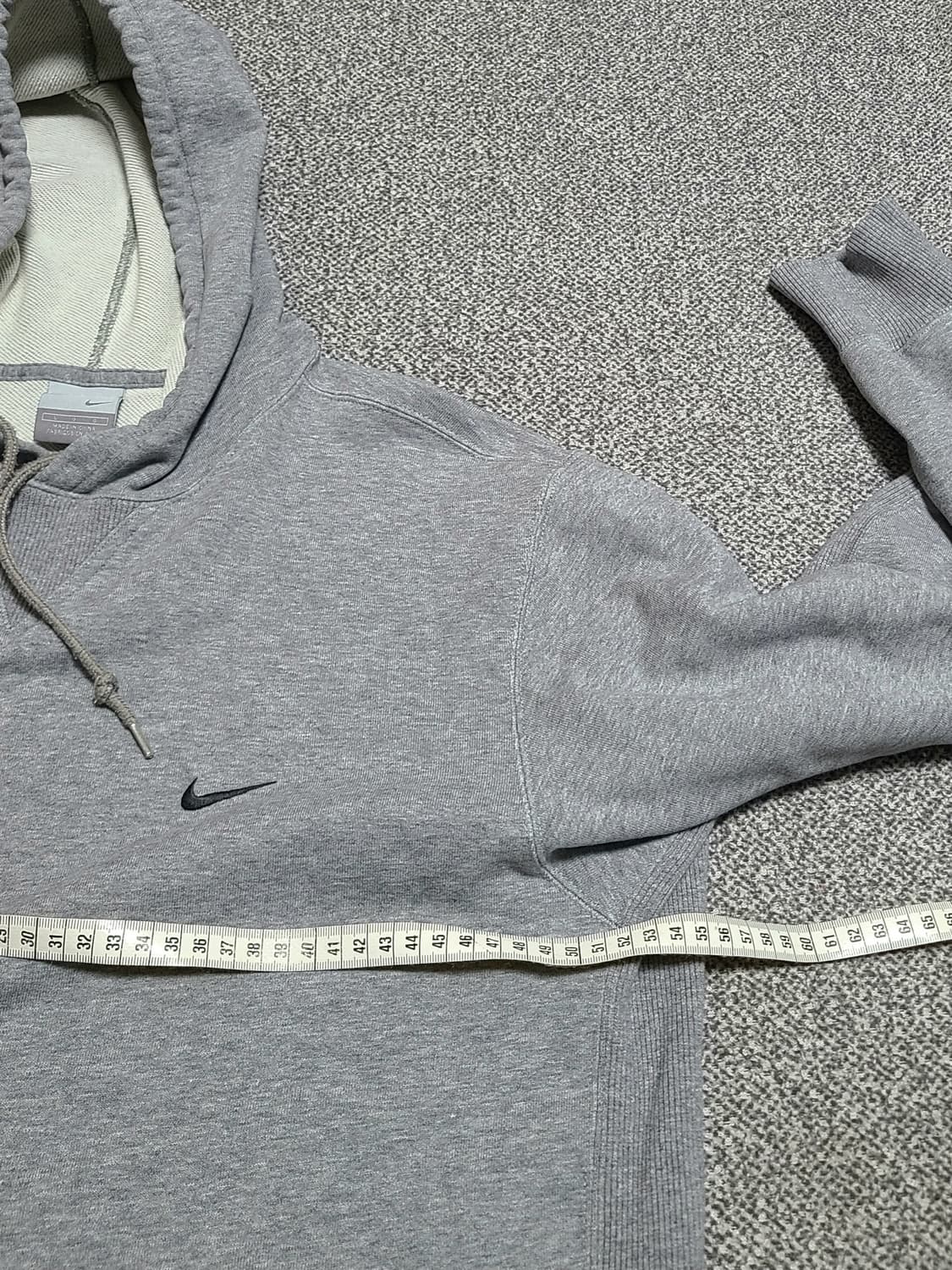 나이키 솔로 스우시 후드티 회색 100  L 상품이미지6