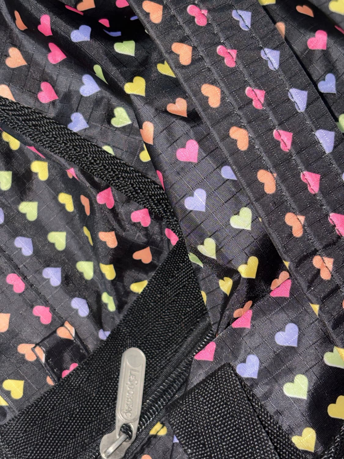 레스포삭 하트 도트 백팩🌈 상품이미지5