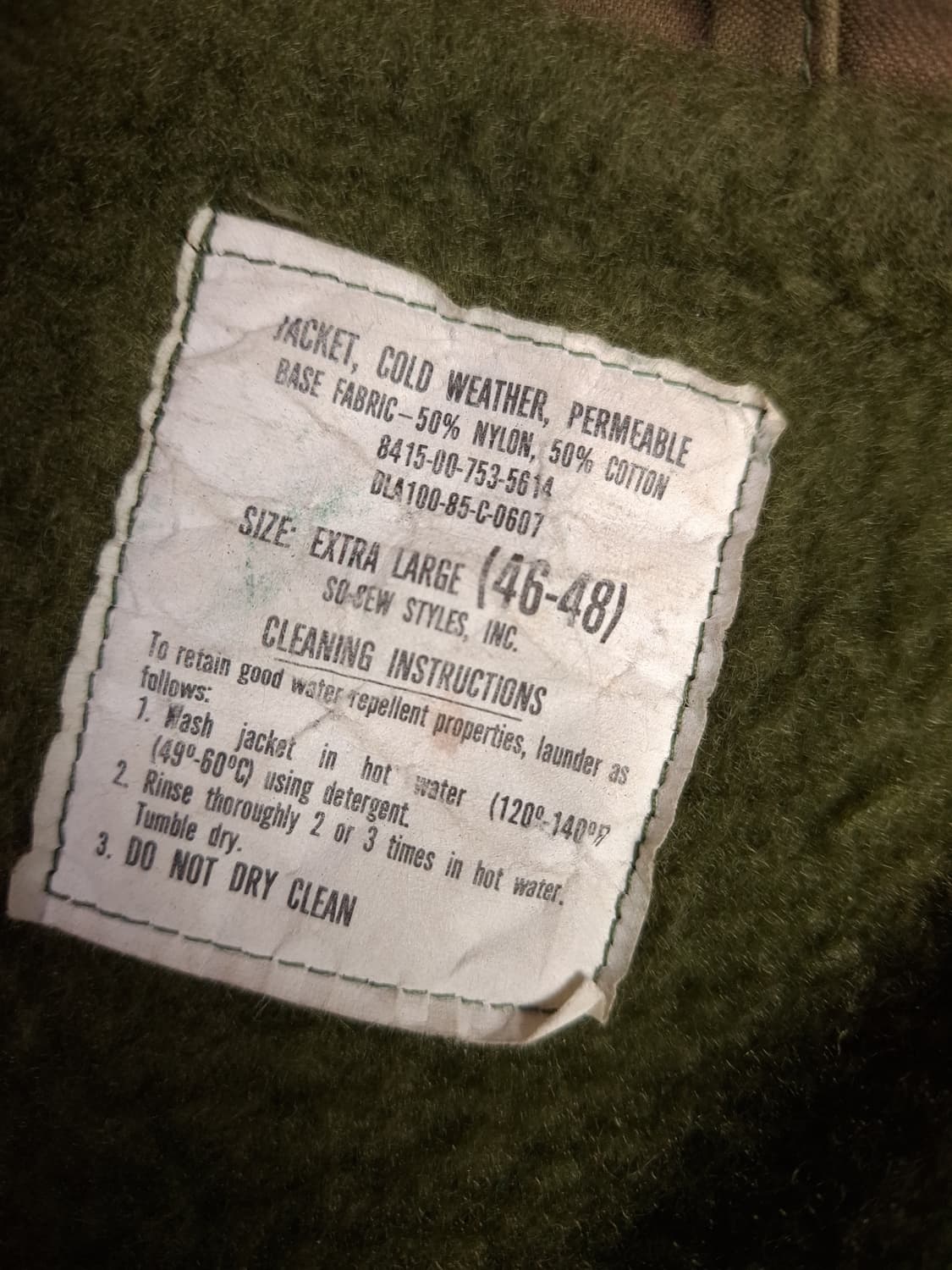 오리지날 미해군 A-2 덱자켓 상품이미지3