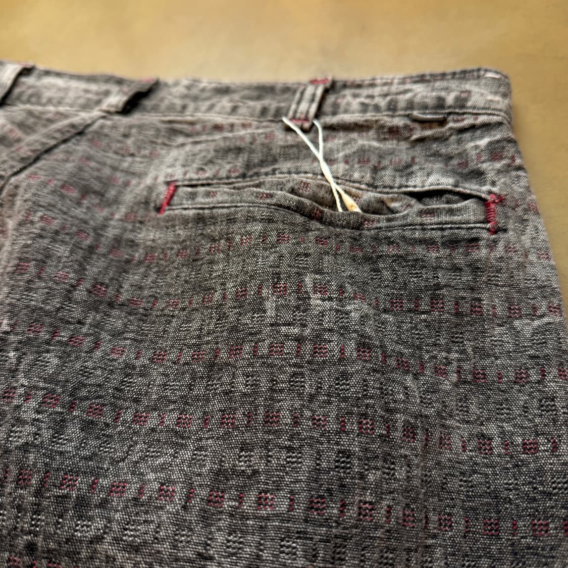 1988 리바이스 실버탭 80S 자카드 사시코 스티치 포인트 데님 팬츠 상품이미지2