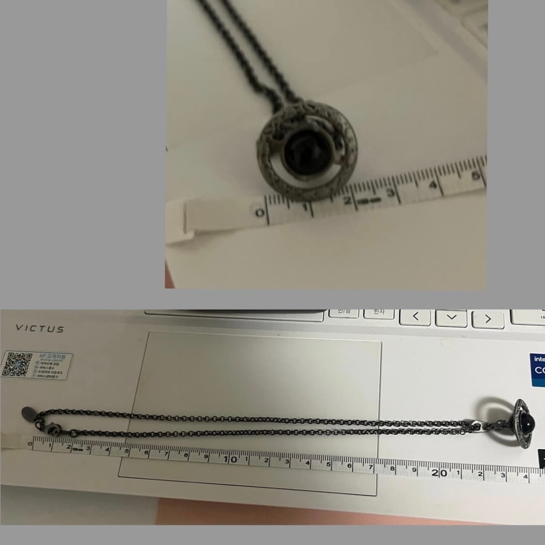 비비안웨스트우드 오리엔탈 orb 목걸이 블랙 상품이미지7