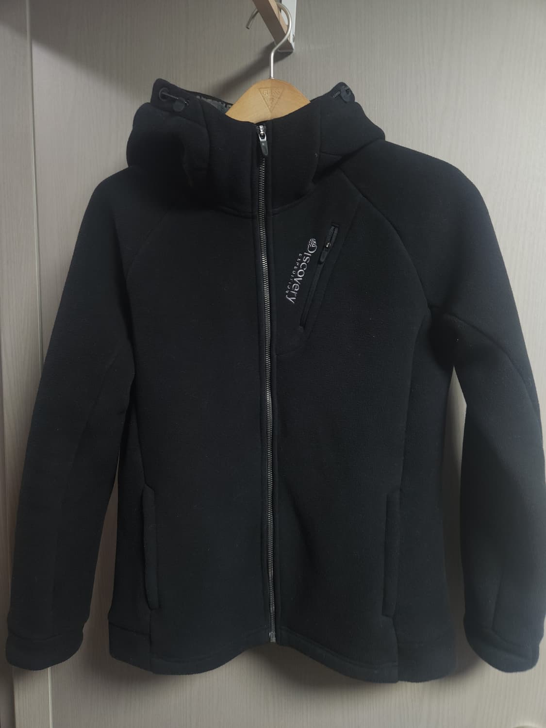 디스커버리 플리스 기모 후드집업, L 상품이미지1