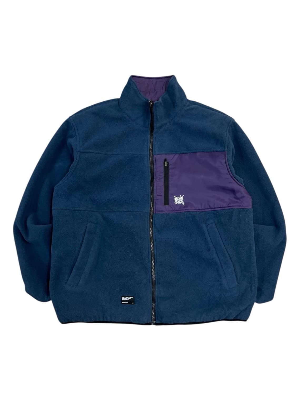 브라운 브레스 리버시블 플리스 자켓 블루 M #csz2591 상품이미지3