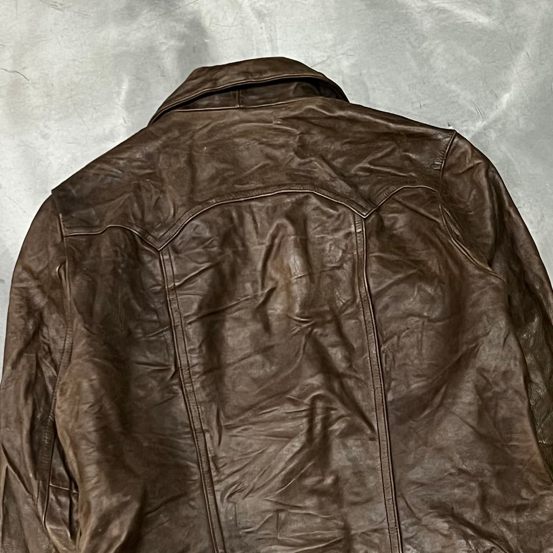  올드 갭 리얼레더 트러커 자켓 y14983 상품이미지5