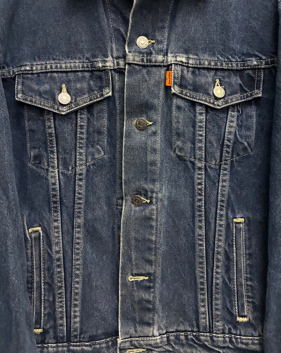 (100)빈티지 리바이스 66902 오렌지탭 3세대 데님 트러커자켓 상품이미지5