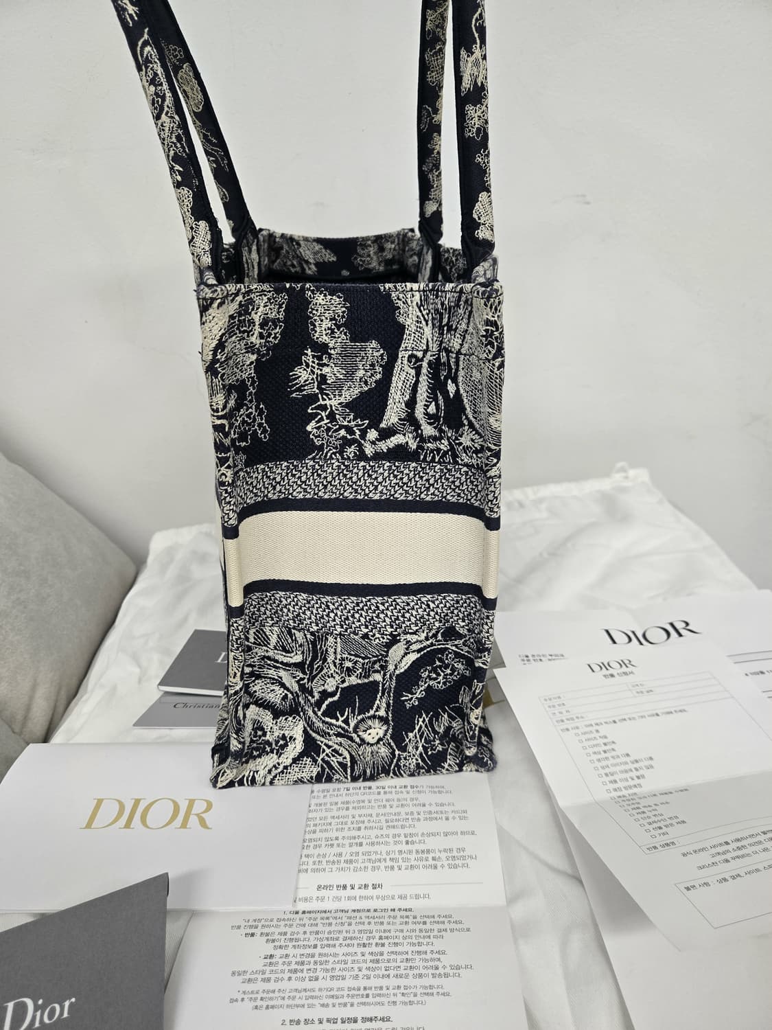 [보증서 정품] 디올 트와일라잇 북토트백 미디움 상품이미지3