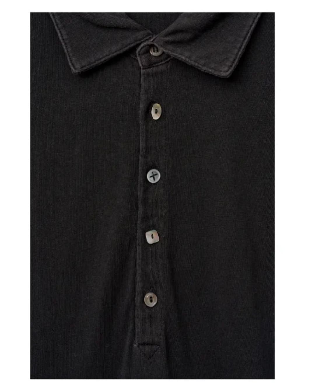 해칭룸 4B polo tee bleached black(4,L) 상품이미지2