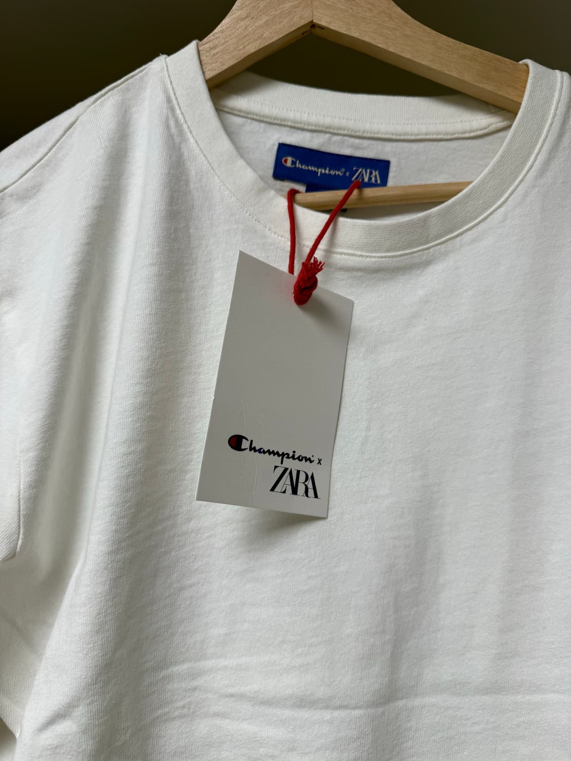 챔피온 X 자라 콜라보 긴팔 티셔츠 M 새상품 (100사이즈) 상품이미지3