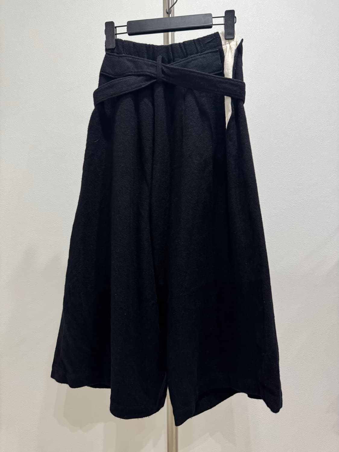 요지야마모토 울 레이어드 벨트 하카마 팬츠 상품이미지3