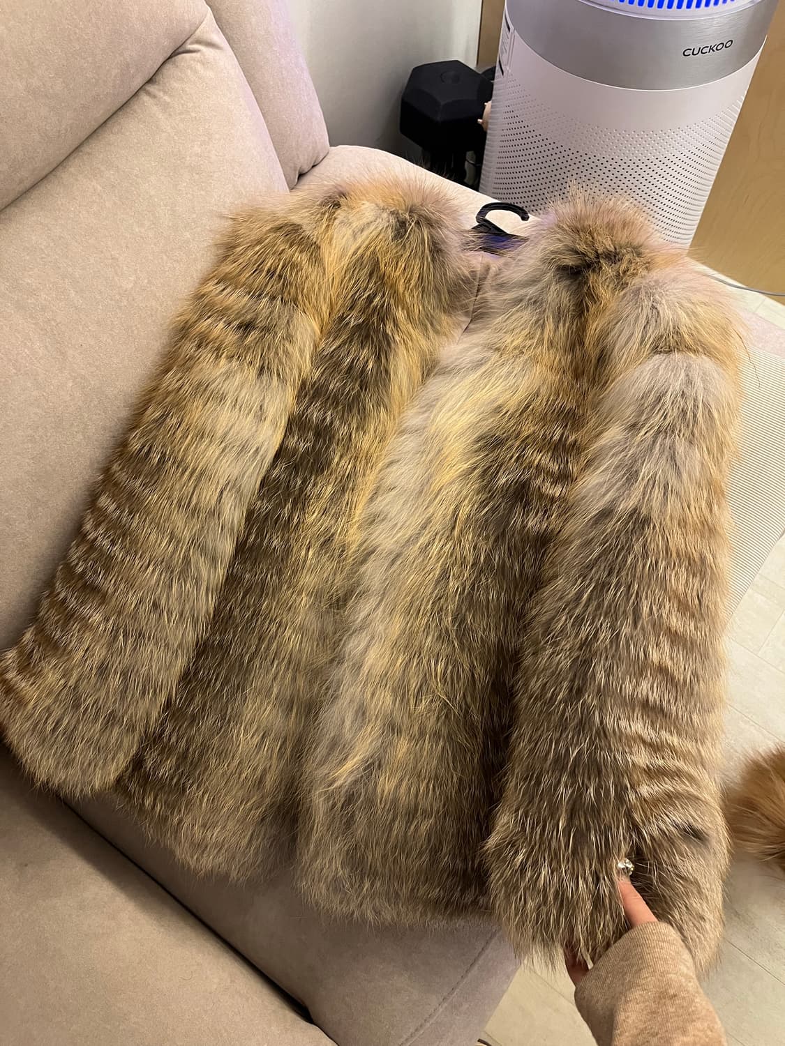 사가폭스 골드로얄 특수종 퍼자켓 sagafox 천연퍼 상품이미지1