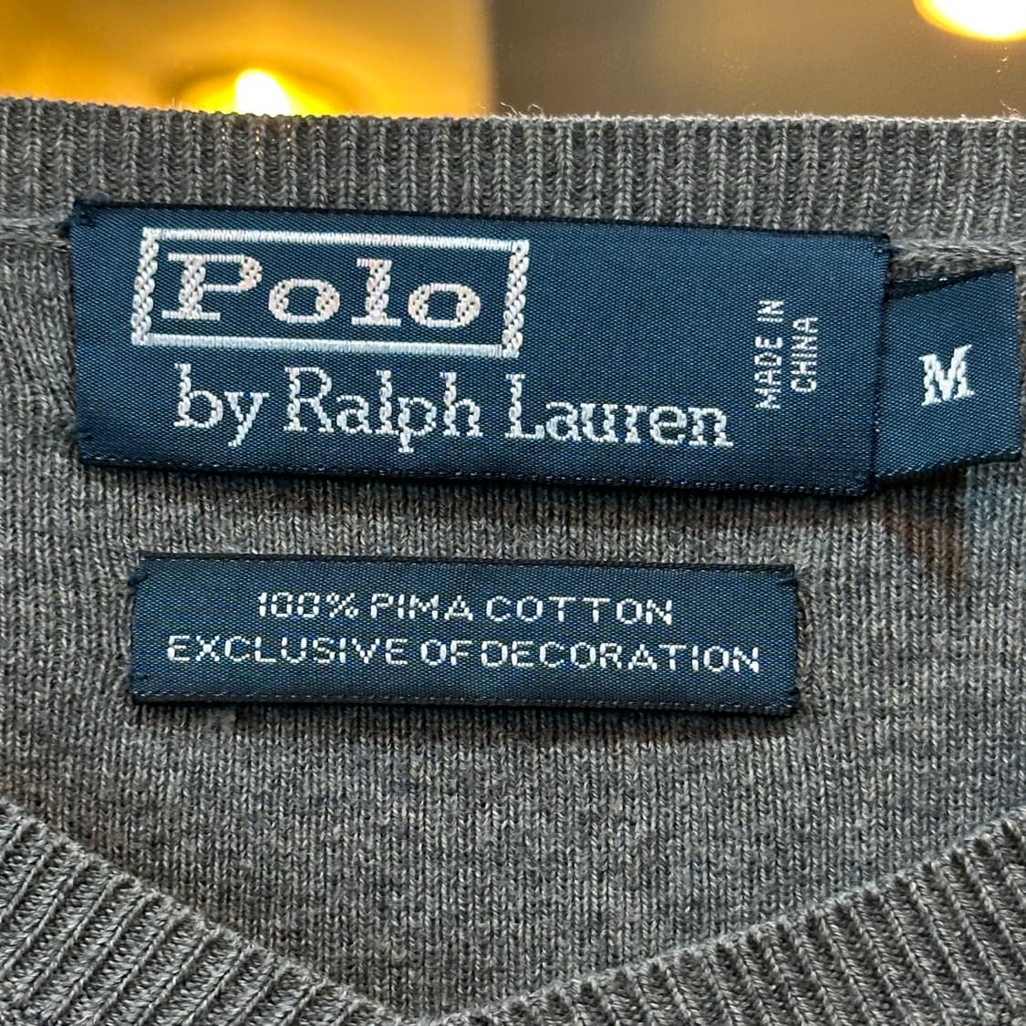 폴로 랄프로렌 피마 코튼 브이넥 니트 상품이미지3