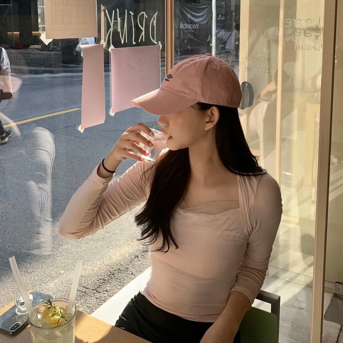 제니오 안느 볼레로 롱슬리브 (핑크) 상품이미지2