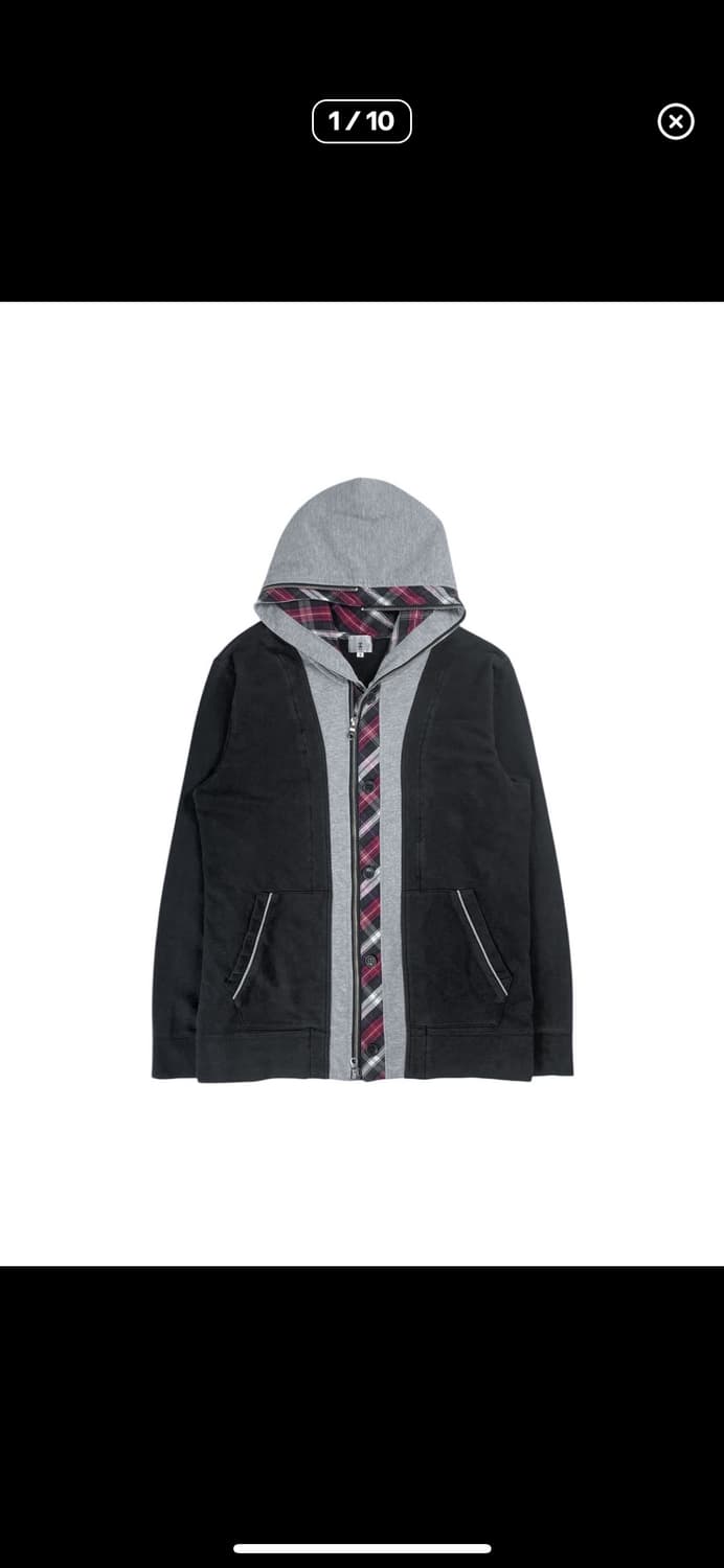 타케오 키쿠치 레이어드 후드집업 상품이미지1