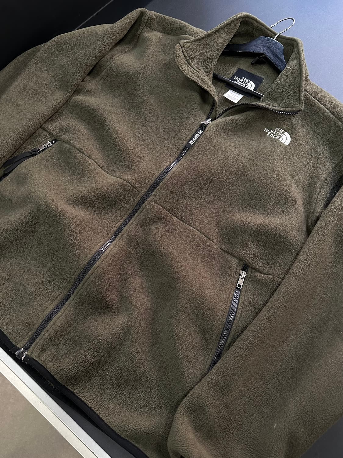 노스페이스 플리스 집업자켓 카키 상품이미지4