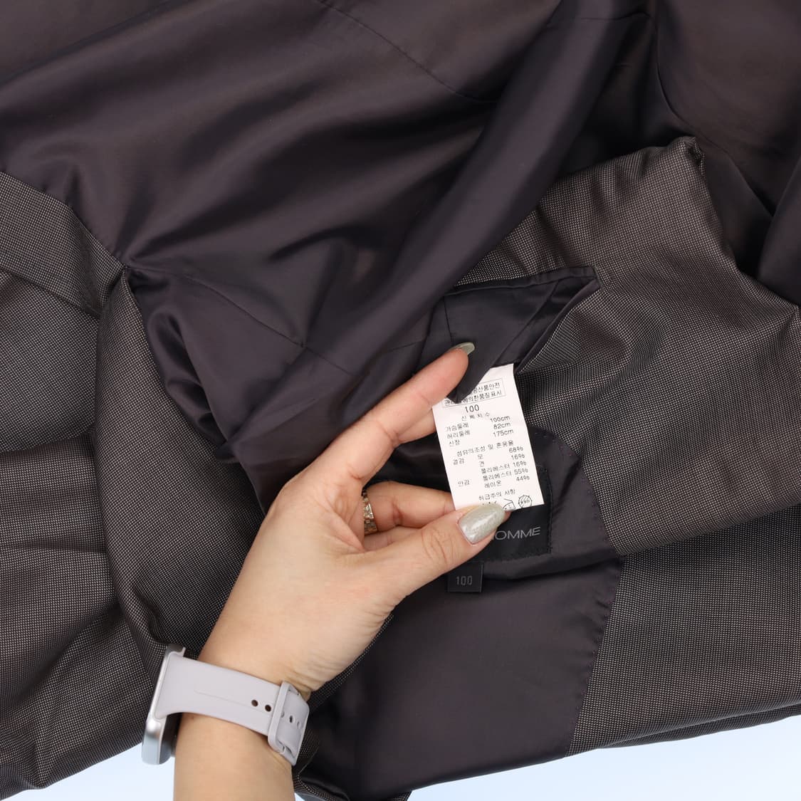 [100] 솔리드옴므 블레이저 정장 자켓 0114J 상품이미지5