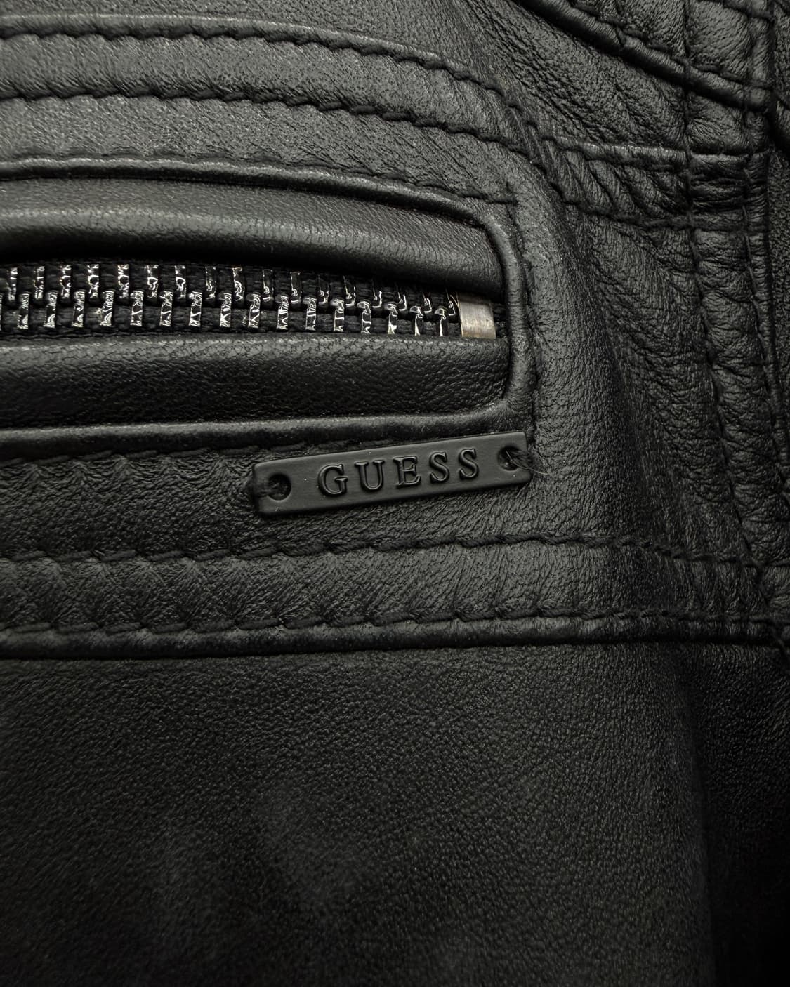 GUESS 램스킨 레더 자켓 상품이미지3