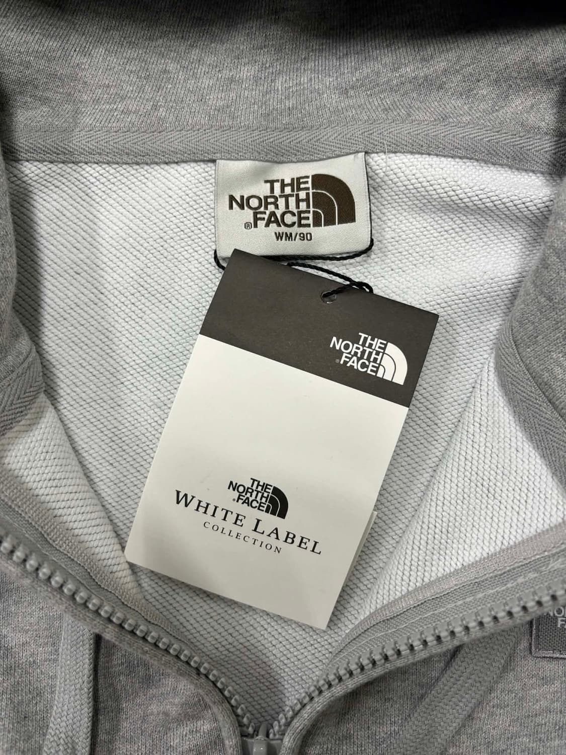 *택채새상품 노스페이스 신형 화이트라벨 세미크롭 걸즈 후드집업 희귀져지( 상품이미지4