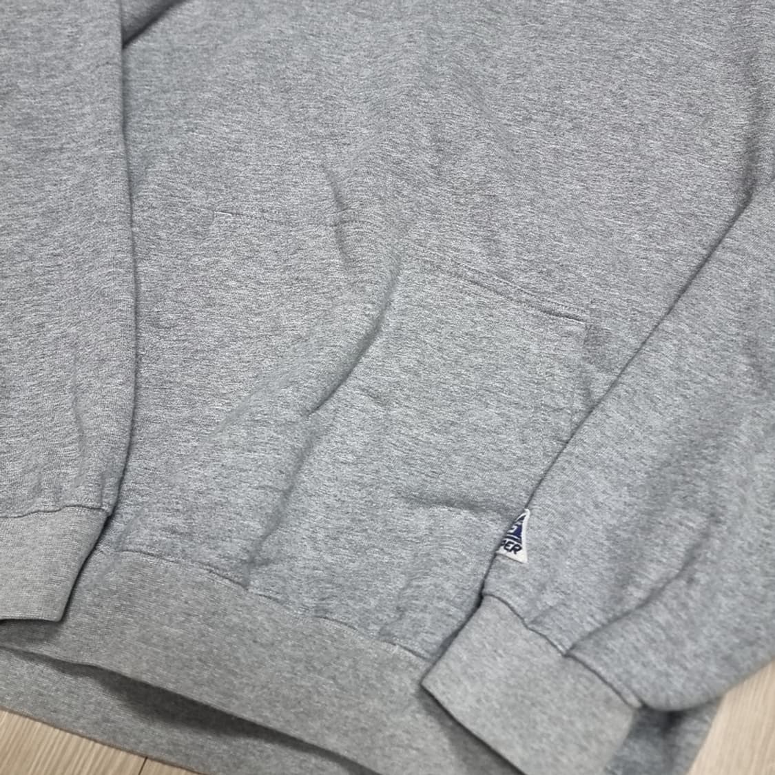 usa 미제 SUPER S 회색 후드티 L 상품이미지2