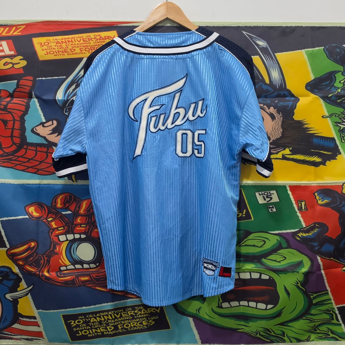 FUBU baseball jersey L 상품이미지7