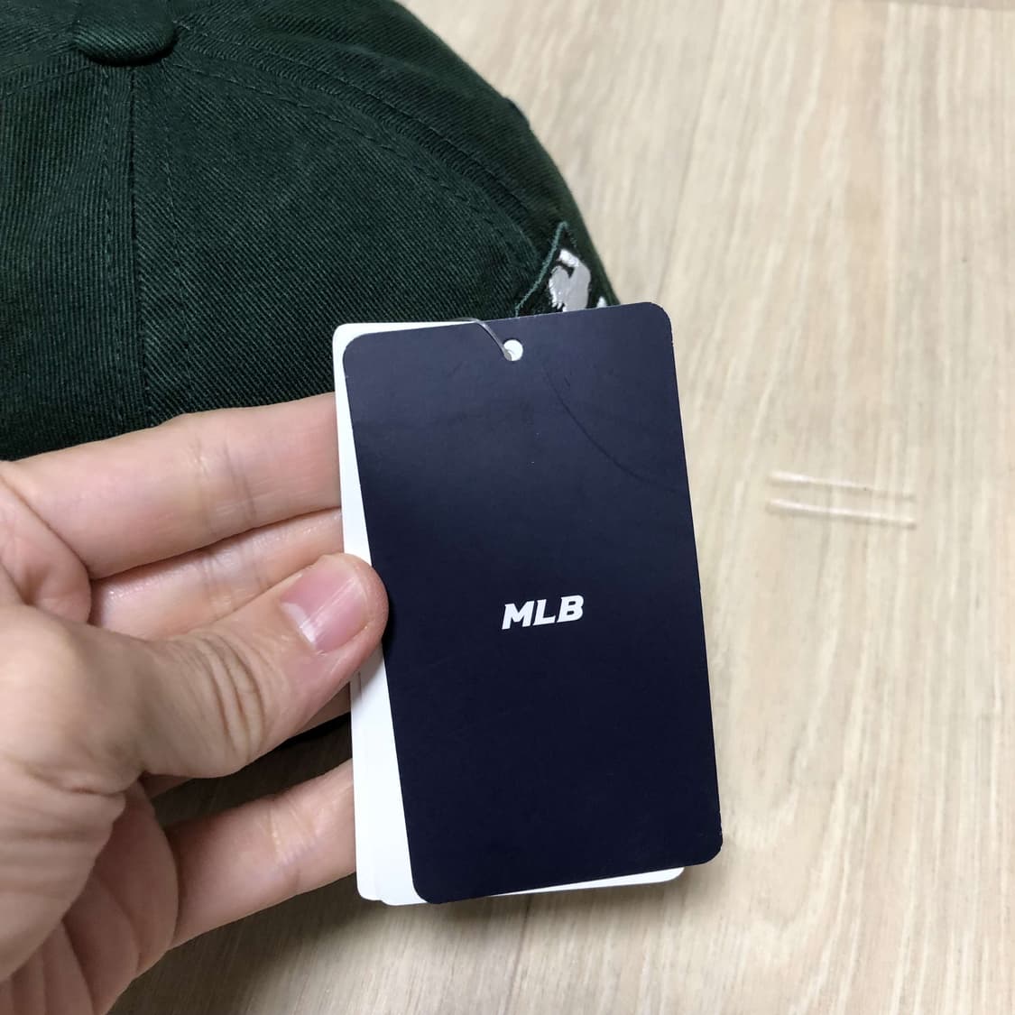 (ONE SIZE) 새상품 엠엘비 MLB LA 다저스 스몰로고 그린 볼캡 상품이미지3