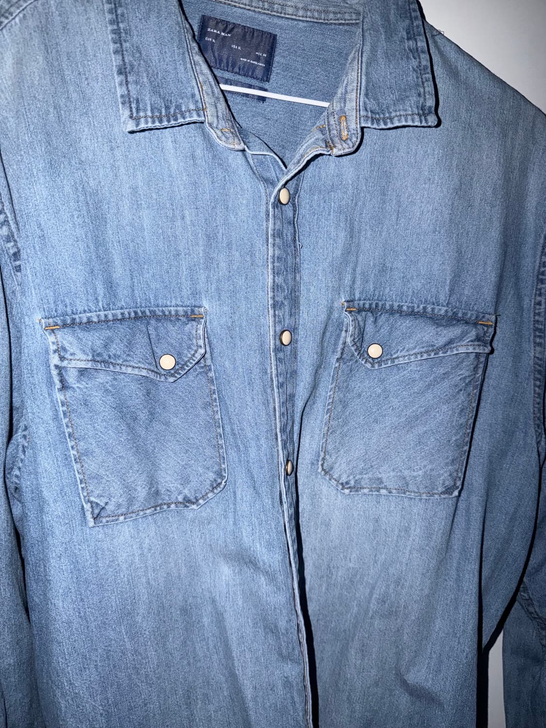 자라 데님셔츠 상품이미지3